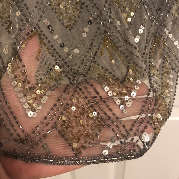 Pissaro Nights Beaded Dress Very Well Made- Like New Condition-Figure Flattering - Picture 12 of 12